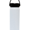 PREMIO PRODUCTS - 11 White vacuum flask with handle.