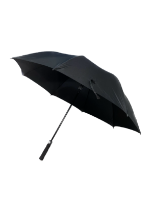 32 inches golf umbrella in color black.