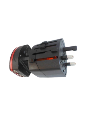 Another angle of universal travel adaptor.