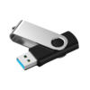 Black swivel flash drive.