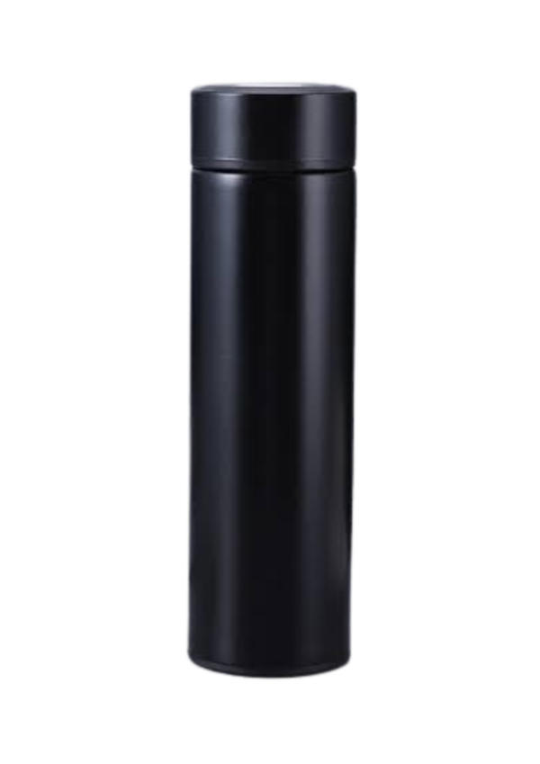 Glassy Vacuum Flask in color black.