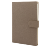 Sample photo of an organizer notepad in brown color.