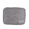 A photo of travel organizer bag in gray color.