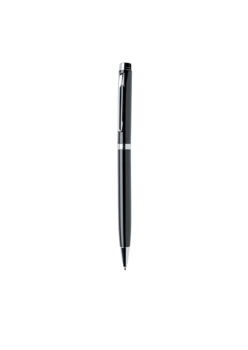 Executive metal pen in color black.