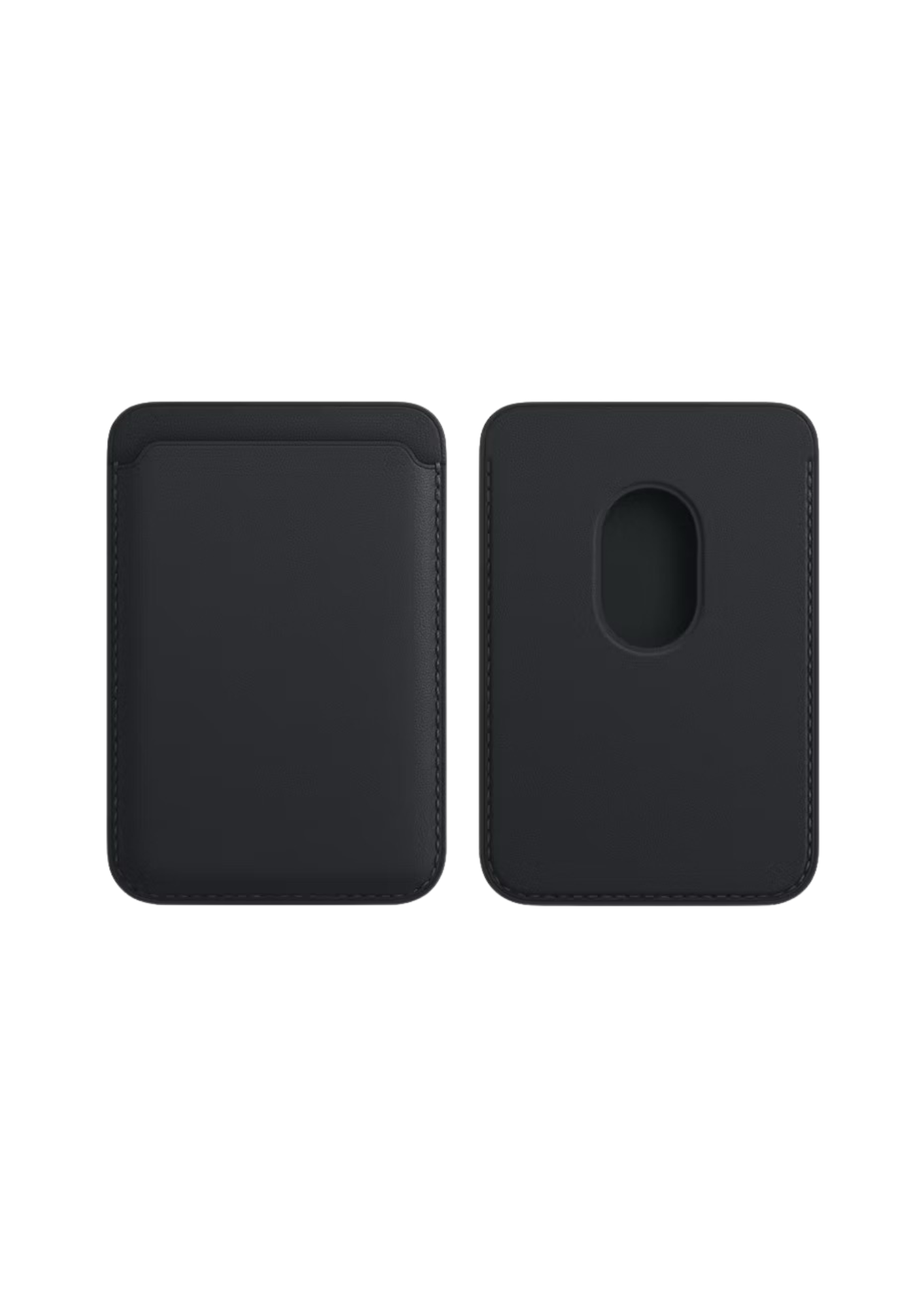 PREMIO PRODUCTS.zip - 321 Black-magsafe-mobile-leather-wallet