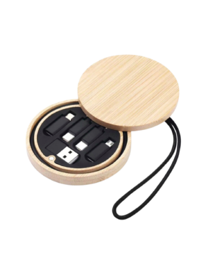 Black-bamboo-data-cable-charging-set