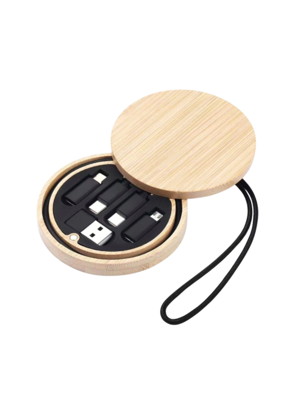 Black-bamboo-data-cable-charging-set