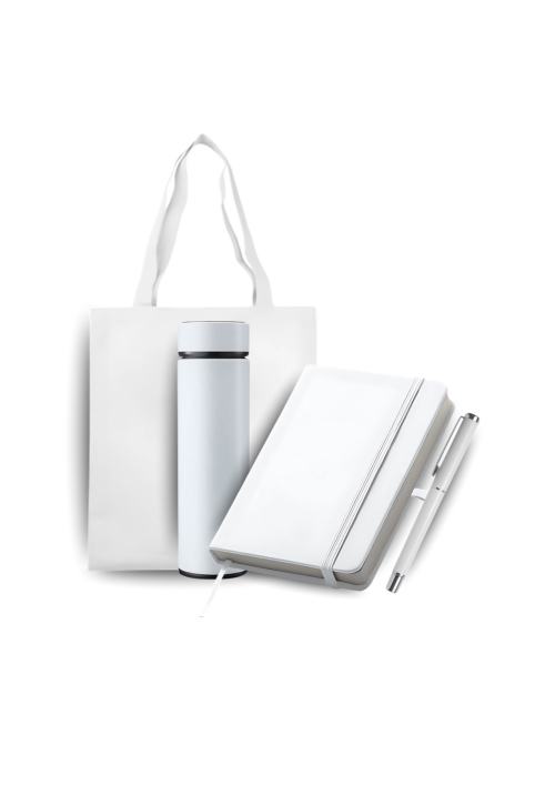A-set-of-white-eco-bag-tumbler-notebook-and-pen